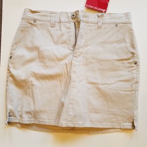 Gloria Vanderbilt Stretch Cotton Denim Skort